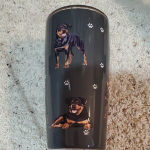 New In Box Serengeti Ultimate Tumbler with Rottweiler Design